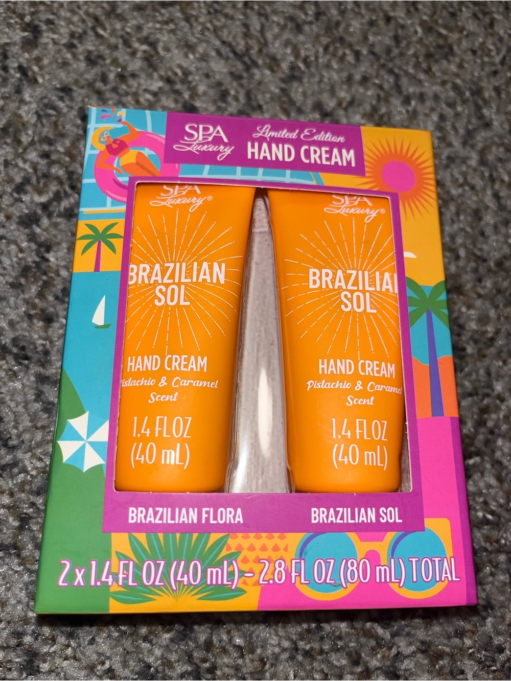 Hand Cream Twin Pack - Orange - Pistachio & Caramel Scent
